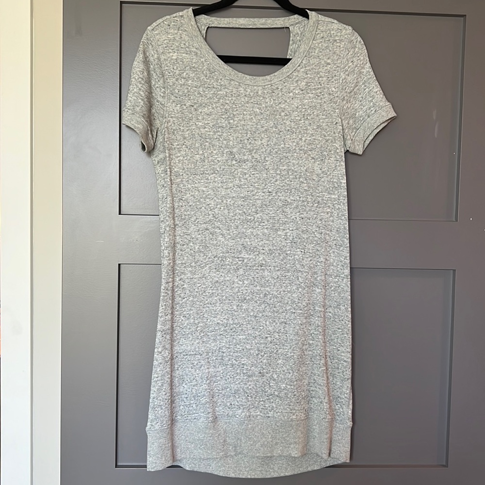 BCBGMaxAzria Heather Grey Sweatshirt Dress
